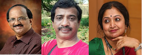 ಚುಟುಕು ಕವನಗಳ ಕವಿ ಎಚ್​.ಡುಂಡಿರಾಜ್​, ವೈದ್ಯ ಡಾ. ಲಕ್ಷ್ಮಣ್​ ವಿ.ಎ., ಕಲಾವಿದೆ ಡಾ. ಮೀರಾ ಎಚ್​.ಎನ್​.