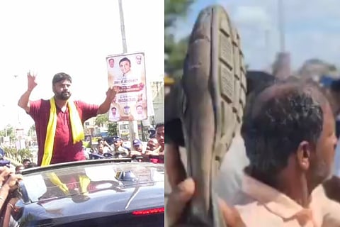  Four Arrested After Slippers Hurled At MLA Pradeep Eshwar
