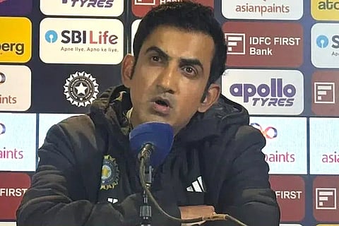 ಟೀಮ್​ ಇಂಡಿಯಾ ಮುಖ್ಯ ಕೋಚ್ ಗೌತಮ್ ಗಂಭೀರ್ 