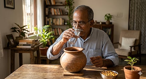 ಮಣ್ಣಿನ ಮಡಕೆ ನೀರು