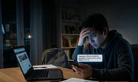 Student loses ₹59,000 after opening a link!
