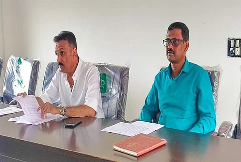  ಪೊನ್ನಂಪೇಟೆ ತಾಲ್ಲೂಕು ಗ್ಯಾರಂಟಿ ಅನುಷ್ಥಾನ ಸಮಿತಿ ಪ್ರಗತಿ ಪರಿಶೀಲನಾ ಸಭೆಯಲ್ಲಿ ಪ್ರಶಾಂತ್ ಮಾತನಾಡಿದರು. ಗಣೇಶ್ ಕುಮಾರ್ ಇದ್ದರು.