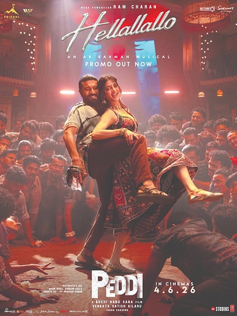 ಪೆದ್ದಿ ಚಿತ್ರದ ಸಾಂಗ್​ ಪೋಸ್ಟರ್ 