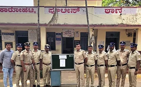 ಕಳ್ಳತನ ಪ್ರಕರಣದ ಬೇದಿಸಿದ ಹಾರೋಹಳ್ಳಿ ಪೊಲೀಸರ ತಂಡ. 
