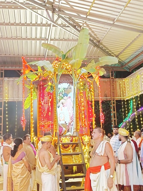 ಕಬ್ಬಿನಾಲೆ ಕೆಳಮಠ ಶ್ರೀ ಗೋಪಾಲಕೃಷ್ಣ ದೇವಳದಲ್ಲಿ ಶ್ರೀ ಮನ್ಮಹಾರಥೋತ್ಸವ ನಡೆಯಿತು.