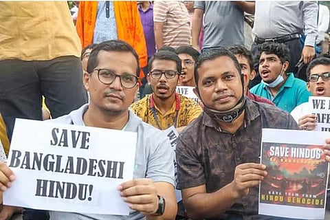 ಹಿಂದೂಗಳ ಹತ್ಯೆ ವ್ಯವಸ್ಥಿತ ಸಂಚಲ್ಲ: ಕೋಮು ಸೌಹಾರ್ದತೆ ಕೆಡಿಸಲು ಭಾರತದ ಯತ್ನ ಎಂದ ಬಾಂಗ್ಲಾ