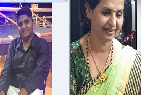 ಆತ್ಮಹತ್ಯೆ ಮಾಡಿಕೊಂಡ ಸ್ತ್ರೀರೋಗ ತಜ್ಞೆ ಡಾ. ಜಯಶ್ರೀ ಮತ್ತು ಅವರ ಪುತ್ರ ಆಕಾಶ್.