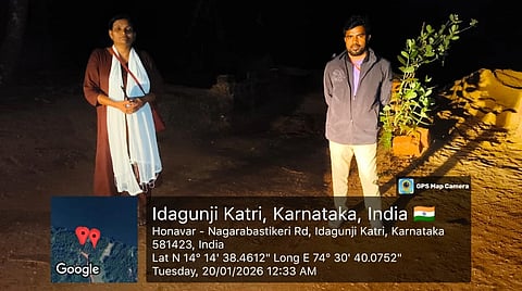 ಹೊನ್ನಾವರದಲ್ಲಿ ಗಣಿ ಇಲಾಖೆ ಅಧಿಕಾರಿಗಳು ದಾಳಿ ನಡೆಸಿದರು