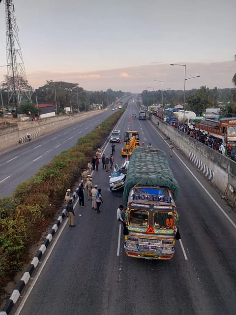 ತುಮಕೂರು ಸಮೀಪ‌ ಬೀಕರ ಅಪಘಾತ