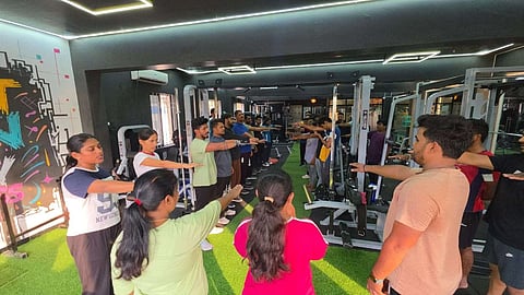 abc fitness ಜಿಮ್ ವತಿಯಿಂದ ಪರಿಸರ ಕಾಳಜಿ ಶಪಥ ಮಾಡಲಾಯಿತು.