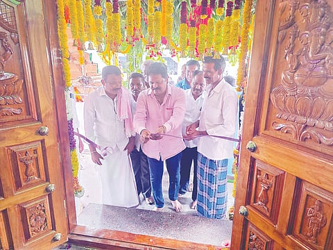 ಚಿಲ್ಕುಂದದಲ್ಲಿ ಲಕ್ಕಮ್ಮ-ಲಕ್ಷ್ಮಿದೇವಿ ದೇವಸ್ಥಾನವನ್ನು ಮಾಜಿ ಶಾಸಕ ಎಚ್.ಪಿ. ಮಂಜುನಾಥ್ ಉದ್ಘಾಟಿಸಿದರು.
