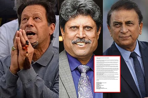 ಕ್ರಿಕೆಟಿಗರಿಂದ ಪಾಕ್​ ಸರ್ಕಾರಕ್ಕೆ ಪತ್ರ (  Imran Khan ) 