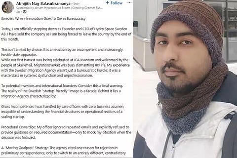 ಸ್ವೀಡನ್​ಗೆ ಗುಡ್​ಬೈ ಹೇಳಿದ ಭಾರತೀಯ ಉದ್ಯಮಿ!  Indian Entrepreneur