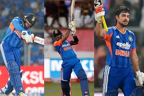 ಭಾರತೀಯ ಆಟಗಾರರಾದ ( Indian players  ) ಅಭಿಷೇಕ್​ ಶರ್ಮ, ಸೂರ್ಯಕುಮಾರ್​ ಯಾದವ್​ ಮತ್ತು ಇಶಾನ್​ ಕಿಶನ್​