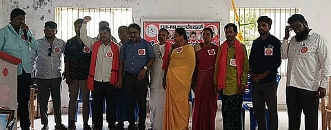 ಹರಪನಹಳ್ಳಿಯಲ್ಲಿ ಸಿಪಿಐಎಂಎಲ್ 4ನೇ ಜಿಲ್ಲಾ ಸಮ್ಮೇಳನ ನಡೆಯಿತು.
