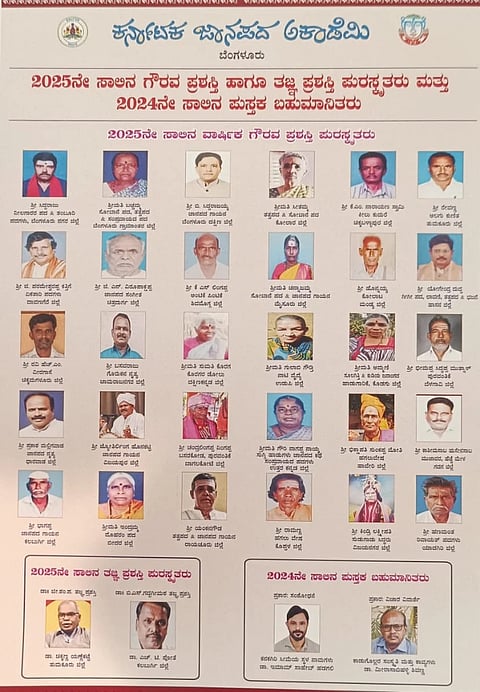 ಕರ್ನಾಟಕ ಜಾನಪದ ಅಕಾಡೆಮಿ ಪ್ರಶಸ್ತಿ ಪುರಸ್ಕೃತರು 