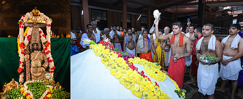 ಉಡುಪಿ ಮಠದಲ್ಲಿ ಜನ್ಮಾಷ್ಟಮಿಯ ಮಾರನೆಯ ದಿನವಾದ ಶನಿವಾರ (ಸೆ.5) ಪರ್ಯಾಯ ಶೀರೂರು ಮಠದಿಂದ ಆಚರಿಸಿದ ಶ್ರೀಕೃಷ್ಣ ಲೀಲೋತ್ಸವ (ವಿಟ್ಲಪಿಂಡಿ)ದ ನಿಮಿತ್ತ ದೇವರಿಗೆ 'ವಜ್ರ ಬಾಲಕೃಷ್ಣ'ನ ಅಲಂಕಾರ ಮಾಡಲಾಗಿತ್ತು. ವಿಟ್ಲಪಿಂಡಿ ಹಾಗೂ ಶ್ರಾವಣ ಶನಿವಾರದ ನಿಮಿತ್ತ ಶ್ರೀಕೃಷ್ಣ ಮಠದೊಳಗೆ ವೇದವರ್ಧನ ಶ್ರೀಗಳು ಪಲ್ಲ ಪೂಜೆ ನೆರವೇರಿಸಿದರು.