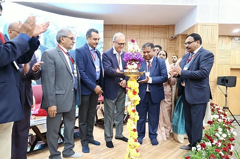 A symposium on ‘HIV and the Heart’ organized in collaboration with Jayadeva Institute of Cardiology and Research and AIDS Society India was inaugurated by Narayana Health President Dr. Deviprasad Shetty. Jayadeva Hospital Director Dr. B. Dinesh, Professor Dr. H.S. Nataraj Shetty and others were present.