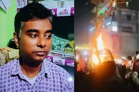 ಡಿಸೆಂಬರ್ 31 ರಂದು ಬಾಂಗ್ಲಾದೇಶದಲ್ಲಿ ಗುಂಪೊಂದು ಖೋಕೋನ್ ದಾಸ್ ಎಂಬ ಹಿಂದೂ ಉದ್ಯಮಿಯನ್ನು ಬೆಂಕಿ ಹಚ್ಚಿತು