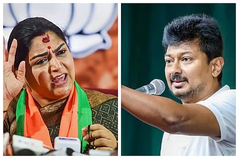  Khushbu Sundar Slams Udhayanidhi Stalin's Trisha Remark