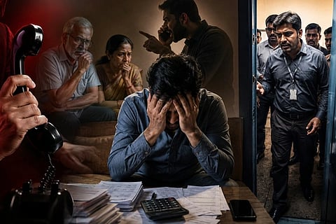 ಒಂದೇ ದಿನ 300 ಕಾಲ್​, ಬೆದರಿಕೆ, ಮನೆಗಳಲ್ಲಿ ಹೈಡ್ರಾಮ... ಭಾರತದಲ್ಲಿ ಲೋನ್​ ರಿಕವರಿ ಎಂಬ ನರಕ ದರ್ಶನ! Loan Recovery  