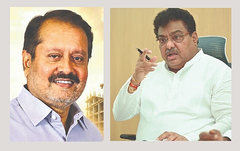 ಶಾಸಕ ಸಿ.ಎಸ್. ನಾಡಗೌಡ - ಸಚಿವ ಎಂ.ಬಿ. ಪಾಟೀಲ 