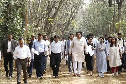 ಎನ್‌ಜಿಇಎಫ್ ಆವರಣಕ್ಕೆ ಸಚಿವ ಎಂ.ಬಿ. ಪಾಟೀಲ್ ಭೇಟಿ