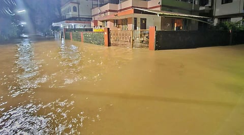 ಮುಂಗಾರು ಪೂರ್ವ ಮಳೆಯಿಂದ ಮಂಗಳೂರು ನಗರದ ಹಲವೆಡೆ ಮಂಗಳವಾರ ರಾತ್ರಿ ತಗ್ಗು ಪ್ರದೇಶಗಳು, ಫ್ಲೈ ಓವರ್‌ಗಳ ಕೆಳಭಾಗದಲ್ಲಿ ಕೆಲ ಹೊತ್ತು ಕೃತಕ ನೆರೆ ಉಂಟಾಯಿತು.