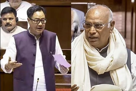 Mallikarjun Kharge vs Kiren Rijiju