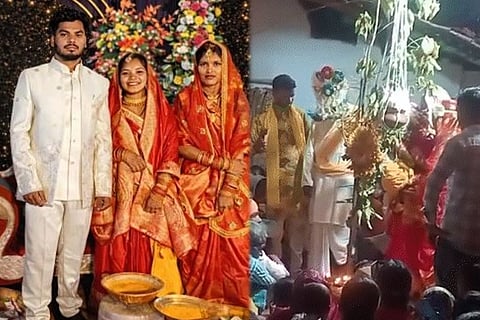 ಒಂದು ಲವ್​, ಇನ್ನೊಂದು ಅರೆಂಜ್​ ಮ್ಯಾರೇಜ್​... ಒಂದೇ ಮಂಟಪದಲ್ಲಿ ಇಬ್ಬರನ್ನು ವರಿಸಿದ ಯುವಕ! Man Marries Two Women