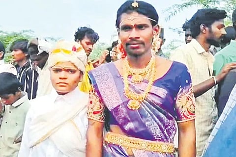 ಆಂಧ್ರ ಪ್ರದೇಶದ ಪ್ರಕಾಶಂ ಜಿಲ್ಲೆಯಲ್ಲಿ ನಡೆದ ವಿಚಿತ್ರ ಮದುವೆ