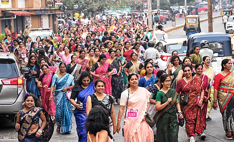  ಅಂತಾರಾಷ್ಟ್ರೀಯ ಮಹಿಳಾ ದಿನಾಚರಣೆ ಹಿನ್ನೆಲೆಯಲ್ಲಿ ನೀರೆಯರ ಸಾರಿ ರನ್