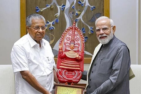 Kerala Renaming | ಕೇರಳ ಸಿಎಂ ಪಿಣರಾಯಿ ವಿಜಯನ್​ ಜೊತೆ ಪ್ರಧಾನಿ ನರೇಂದ್ರ ಮೋದಿ(ಸಂಗ್ರಹ ಚಿತ್ರ)