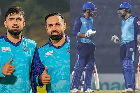 ಮೊಹಮ್ಮದ್ ನಬಿ ಹಾಗೂ ಪುತ್ರ ಹಸನ್ ಇಸಾಖಿಲ್ 