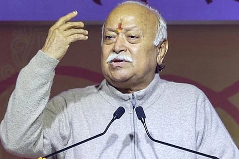  ರಾಷ್ಟ್ರೀಯ ಸ್ವಯಂಸೇವಕ ಸಂಘದ (ಆರ್‌ಎಸ್‌ಎಸ್) ಸರಸಂಘಚಾಲಕ್ ಮೋಹನ್ ಭಾಗವತ್