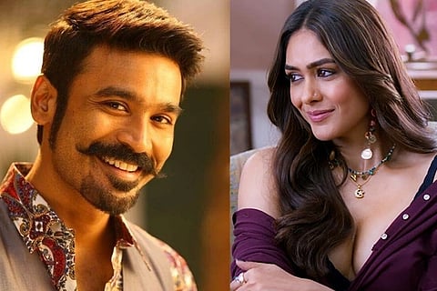 ಕಾಲಿವುಡ್​ ನಟ ಧನುಷ್​ ಹಾಗೂ ಬಾಲಿವುಡ್​ ನಟಿ ಮೃನಾಲ್​ ಠಾಕೂರ್​ ( Mrunal Thakur )