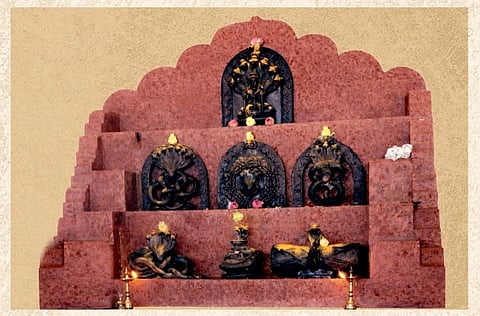ಉಡುಪಿಯ ಸಾಯಿರಾಧಾ ಟೌನ್​ಶಿಪ್​ನ ನಾಗವನದಲ್ಲಿರುವ ನಾಗದೇವರ ಸನ್ನಿಧಿ.