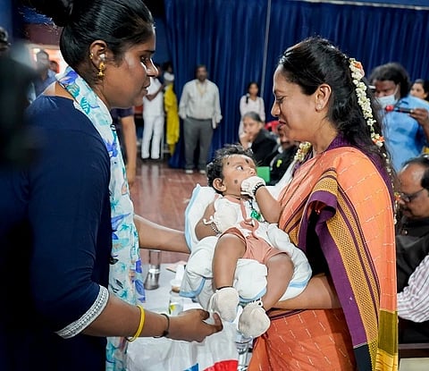 ಮಗುವಿಗೆ ಹೆಸರಿಟ್ಟ ಡಾ.ನಾಗಲಕ್ಷ್ಮೀ ಚೌಧರಿ