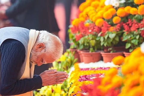 ಸಂಸತ್ ದಾಳಿಯ ಹುತಾತ್ಮರಿಗೆ ಗೌರವ ನಮನ ಸಲ್ಲಿಸಿದ ಪ್ರಧಾನಿ ಮೋದಿ