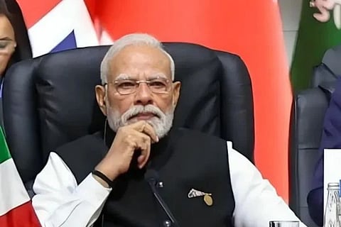 G20 Summit | ಜೋಹಾನ್ಸ್‌ಬರ್ಗ್‌ನಲ್ಲಿ ನಡೆದ ಜಿ20 ಶೃಂಗಸಭೆಯ ಮೊದಲ ಅಧಿವೇಶನದಲ್ಲಿ ಮಾತನಾಡಿದ ಪ್ರಧಾನಿ ಮೋದಿ