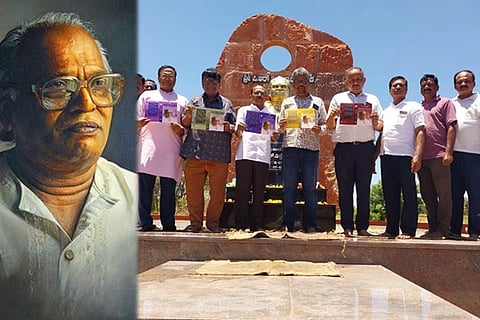 ಕಲಾ ತಪಸ್ವಿ ಪಿ.ಆರ್. ತಿಪ್ಪೇಸ್ವಾಮಿ ಅವರ 26ನೇ ಪುಣ್ಯಸ್ಮರಣೆ: ಹರ್ತಿಕೋಟೆ ಸ್ಮಾರಕದ ಬಳಿ ಗಣ್ಯರಿಂದ ಗೌರವ ಸಲ್ಲಿಕೆ! P R Thippeswamy