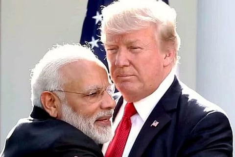 ಪ್ರಧಾನಿ ನರೇಂದ್ರ ಮೋದಿ ಮತ್ತು ಅಮೆರಿಕ ಅಧ್ಯಕ್ಷ ಡೊನಾಲ್ಡ್ ಟ್ರಂಪ್