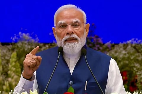 ಕಾಂಗ್ರೆಸ್ ದೇಶವನ್ನು ಭ್ರಷ್ಟಾಚಾರದ ಪ್ರಪಾತಕ್ಕೆ ದೂಡಿತ್ತು: 12 ವರ್ಷಗಳ ಎನ್‌ಡಿಎ ಸಂಭ್ರಮದಲ್ಲಿ ಪಿಎಂ ಮೋದಿ ವಾಗ್ದಾಳಿ!