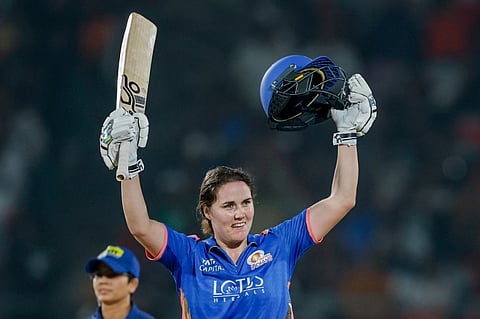 ಡಬ್ಲ್ಯುಪಿಎಲ್​ ಇತಿಹಾಸದ ಚೊಚ್ಚಲ ಶತಕ ಸಿಡಿಸಿದ ನ್ಯಾಟ್​ ಸೀವರ್​-ಬ್ರಂಟ್​