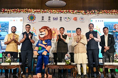 ಯೋಗಾಸನ ವಿಶ್ವ ಚಾಂಪಿಯನ್‌ಶಿಪ್​ ಲಾಂಛನ ಬಿಡುಗಡೆ 
