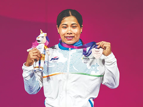 Commonwealth Games: ವೇಯ್ಟ್​ಲಿಫ್ಟಿಂಗ್​ನಲ್ಲಿ ಬಿಂದ್ಯಾರಾಣಿಗೆ ಕಂಚು; ಭಾರತಕ್ಕೆ ಆರನೇ ಪದಕ