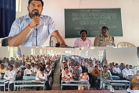 ವಿಜಯಪುರ ಜಿಲ್ಲಾಡಳಿತ ಕಚೇರಿ ಸಭಾಂಗಣದಲ್ಲಿ ಜಿಪಂ ಸಿಇಒ ರಿಷಿ ಆನಂದ ಪೂರ್ವಭಾವಿ ಸಭೆ ನಡೆಸಿದರು. ಎಎಸ್‌ಪಿ ರಾಮನಗೌಡ ಹಟ್ಟಿ, ಪಪೂ ಶಿಕ್ಷಣ ಇಲಾಖೆಯ ಉಪ ನಿರ್ದೇಶಕ ಚಂದ್ರಶೇಖರ ಹೊಸಮನಿ ಇದ್ದಾರೆ.