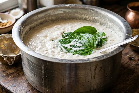 Idli Batter Betel Leaf: