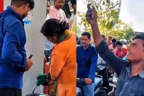 ಬಾಟಲ್​, ಕ್ಯಾನ್​ಗಳಲ್ಲಿ ಪೆಟ್ರೋಲ್​ ಕೊಡಲ್ಲ ಅಂದಿದ್ದಕ್ಕೆ ಈ ಯುವಕ ತಂದ ವಸ್ತು ನೋಡಿ ಬಂಕ್​ ಸಿಬ್ಬಂದಿಯೇ ದಂಗು! Petrol 