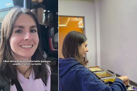 Polish Woman Impressed During Her First Indian Bus Ride